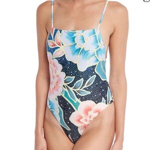 MARA HOFFMAN Arcadia Floral One Piece Swimsuit Size Small